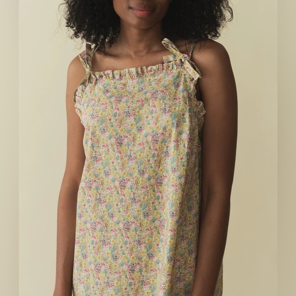 🆕 DOEN Dee Dress in Liberty Fabric - Chrysanthemum Sky Floral - Picture 3 of 3